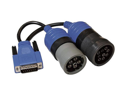 1ft Heavy Duty 6-Pin To 9-Pin Deutsch Adapter Cable For NEXiQ Pocket IQ | ELD Compatible